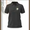 <b>Polo Shirt Mann</b><br> Druck Logo Brust klein <br>- schwarz