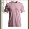 <b>T-Shirt Mann </b><br>Druck Logo Brust klein <br>- Pink Orchide