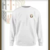 <b>KING Crew Neck Sweatshirt </b><br>Druck Brust HTB klein <br>- weiss